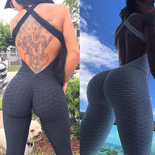 Load image into Gallery viewer, Sportswear Workout clothes for women black red yellow Fitness Yoga Set Sexy leggings 2019 Yoga Sport Suit Bandage Gym Bodysuit