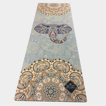 Load image into Gallery viewer, 3.5mm Suede yoga mat Non-slip Comfortable Yoga Mat Fashion Printed Flower Pad Children&#39;s Fitness Mat