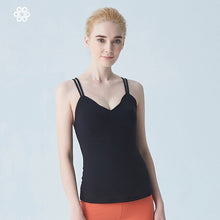 Load image into Gallery viewer, Women Yoga Shirts Vest Ladies Girls Sleeveless Crop Top Sports Girls Shirts Professional Fitness Gym Workout Running Slim Top