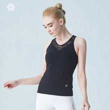Load image into Gallery viewer, Women Yoga Vest Shirts Sexy Ladies Girls Sleeveless Crop Top Sports Shirts Professional Fitness Gym Workout Running Slim Top New