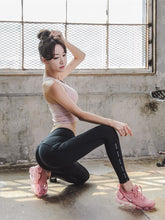 Load image into Gallery viewer, 2019 women tracksuit solid yoga set patchwork running fitness jogging t shirt leggings sports suit gym sportswear workout