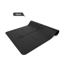 Load image into Gallery viewer, Pu Yoga Mat 5mm Natural Rubber Non-slip Yoga Mat With Position Line Pilates Mats