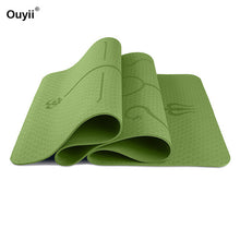 Load image into Gallery viewer, New TPE Yoga Mat Non-slip Exercise Sports Mats For Fitness Gym Environmental Tasteless Pad Gymnastics 183*80*CM Thickness 6mm