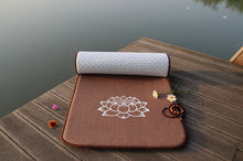 Load image into Gallery viewer, Four Seasons Bast Fiber Prayer Meditation Mat Cushion, Worship Cushion 108 Buddha Mat Super Smooth Yoga Mat Cushion 60*250CM