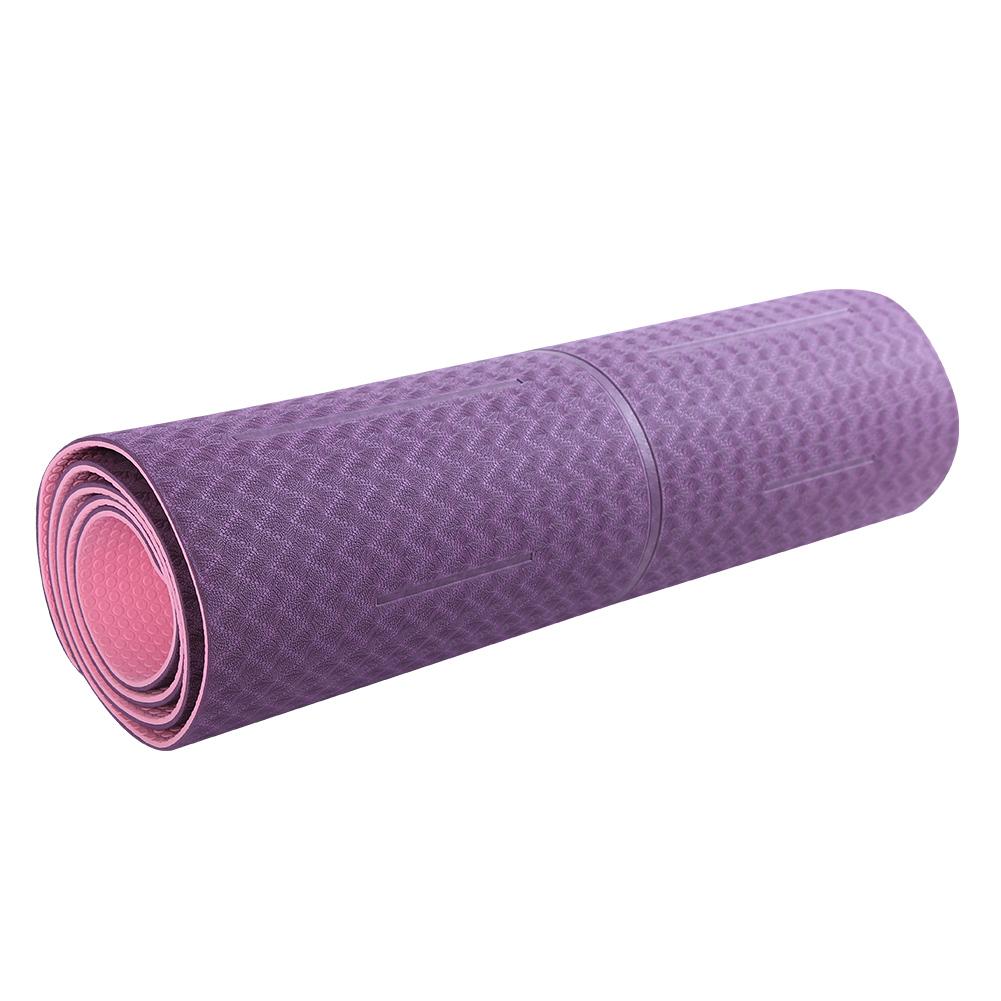 6mm Thickness TPE Yoga Mat Anti-skid Exercise Sport Pilates Mat Environmental Fitness Gymnastics Dance Mats Fitness Cushion