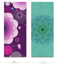 Load image into Gallery viewer, free shipping heat transfer printing high quality 4mm thickness natural rubber yoga mat print