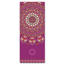 Load image into Gallery viewer, free shipping heat transfer printing high quality 4mm thickness natural rubber yoga mat print