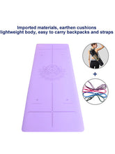 Load image into Gallery viewer, 1830*680*5mm TPE Yoga Mat Non-Slip Sport Gym Soft Pilates Mats Natural Rubber Acupressure Workout Fitness Exercise Mat For Gym