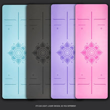 Load image into Gallery viewer, New TPE  yoga mat with  Body line ultra-thin folding non-slip sweat-absorbent sports mat