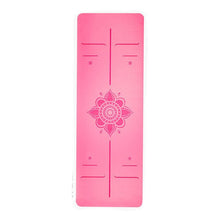 Load image into Gallery viewer, New TPE  yoga mat with  Body line ultra-thin folding non-slip sweat-absorbent sports mat