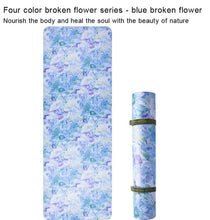 Load image into Gallery viewer, 5mm Cuihua soft high rebound TPE printing suede yoga mat 184x66cm