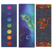 Load image into Gallery viewer, Natural Rubber Printed Yoga Mat 3.5MM Eco-fridenly Anti -Skid Fitness Mat Gym Pad Pilates Slim Body Building Exercise Mats