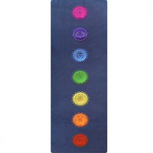Load image into Gallery viewer, Natural Rubber Printed Yoga Mat 3.5MM Eco-fridenly Anti -Skid Fitness Mat Gym Pad Pilates Slim Body Building Exercise Mats