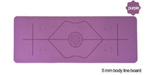Load image into Gallery viewer, Natural rubber PU yoga mat professional sports fitness non-slip black large