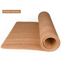 Load image into Gallery viewer, POE material light luxury fitness yoga mat wood grain non-slip yoga mat widening 68cm shop tensile durable mat