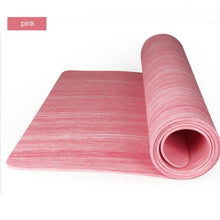 Load image into Gallery viewer, POE material light luxury fitness yoga mat wood grain non-slip yoga mat widening 68cm shop tensile durable mat