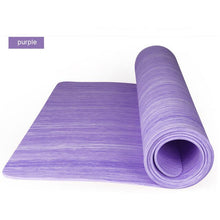 Load image into Gallery viewer, POE material light luxury fitness yoga mat wood grain non-slip yoga mat widening 68cm shop tensile durable mat