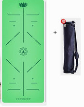 Load image into Gallery viewer, 185X68cm Natural PU Yoga Mat Fitness Gym Sports Mats Pilates Exercise Pads Non-slip Yoga mats 3mm Absorb Sweat Odorless big size