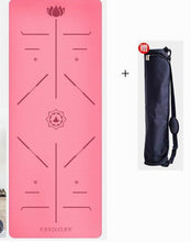 Load image into Gallery viewer, 185X68cm Natural PU Yoga Mat Fitness Gym Sports Mats Pilates Exercise Pads Non-slip Yoga mats 3mm Absorb Sweat Odorless big size