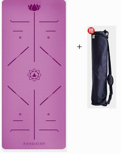 185X68cm Natural PU Yoga Mat Fitness Gym Sports Mats Pilates Exercise Pads Non-slip Yoga mats 3mm Absorb Sweat Odorless big size