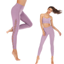 Load image into Gallery viewer, Good Performance Breathable  Gym Sports Wear Fitness Ladies Clothes Hand Weaving Macrame Detail Yoga Pants #Yogaleggings