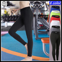 Load image into Gallery viewer, 100pcs Women Shapers Sport Tight GYM Fitness Running Ankle-Length Pants,Curves Slim Quick-dry Wicking Elastic YOGA Cropped Pants