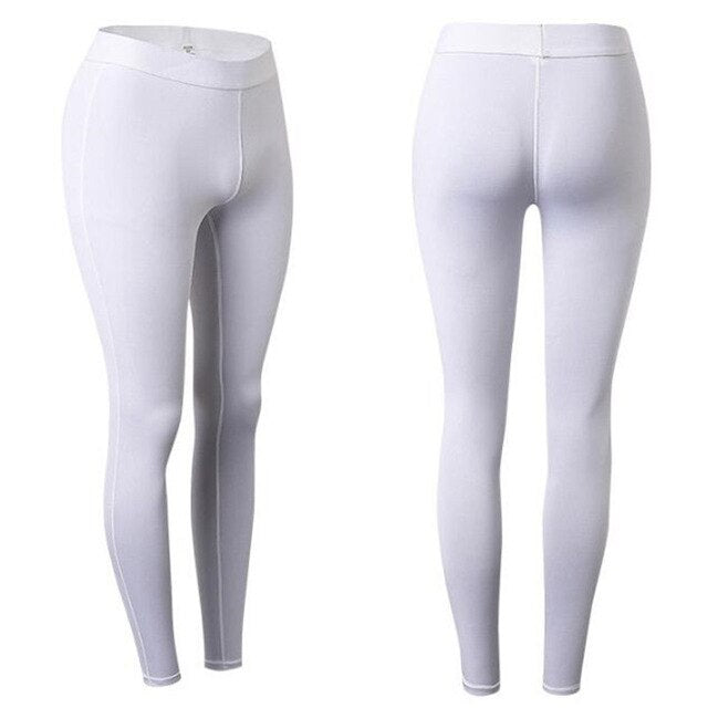 100pcs Women Shapers Sport Tight GYM Fitness Running Ankle-Length Pants,Curves Slim Quick-dry Wicking Elastic YOGA Cropped Pants