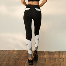 Load image into Gallery viewer, Black White Women High Waist Yoga Leggings Sport Sexy Workout Female Fitness Running Super Stretchy Full Yoga Pants Top Quality