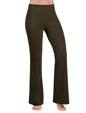 Load image into Gallery viewer, NWT 2019 Power Flex Boot Cut Yoga Pants Tummy Control Workout Running Exercie Gym Cleggings 4 Way Stretch Boot Leg Yoga Pants