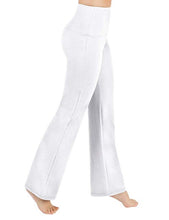 Load image into Gallery viewer, NWT 2019 Power Flex Boot Cut Yoga Pants Tummy Control Workout Running Exercie Gym Cleggings 4 Way Stretch Boot Leg Yoga Pants