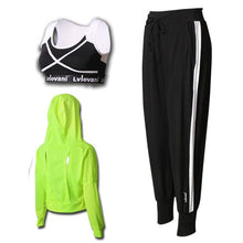 Load image into Gallery viewer, 2017 Mesh Tracksuit Women Fitness New Yoga Set Gym Sport Suit Running Jogging Suits Breathable Quick Dry Sportswear Clothes Suit