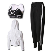 Load image into Gallery viewer, 2017 Mesh Tracksuit Women Fitness New Yoga Set Gym Sport Suit Running Jogging Suits Breathable Quick Dry Sportswear Clothes Suit