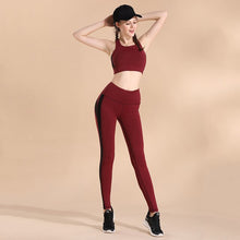 Load image into Gallery viewer, Tracksuit for Women Yoga Sets 2 Piece TankTop Vest and Yoga Pant Tight Fitness Gym Running Trainning Anti-Sweat Athletic Bra Set