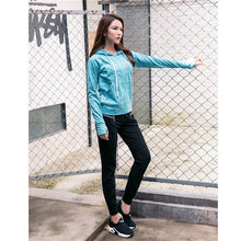 Load image into Gallery viewer, Clothes Dry Sportswear Trousers Female Coat Costume Fitness Tights Sport Suit Top Yoga Set Women&#39;s Tracksuit 2018 New