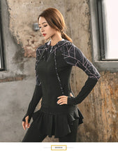 Load image into Gallery viewer, Running Yoga Wear Women Casual Sexy Gym Three-Piece Quick-drying Thin Hooded Fitness Set Yoga Set  Workout Set Ff