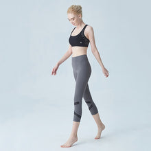 Load image into Gallery viewer, Yoga Sets Sports Suits Women Slim Sleeveless Exercise Shirts Gym Clothes Spandex Running Tights Ladies Girls Leggings Fitness
