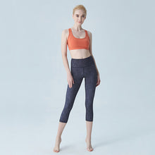 Load image into Gallery viewer, Yoga Sets Sports Suits Women Slim Sleeveless Exercise Shirts Gym Clothes Spandex Running Tights Ladies Girls Leggings Fitness