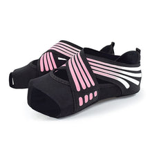 Load image into Gallery viewer, Anti-Slip Fitness Dance Pilates Socks Professional Indoor Yoga Sock Five Toe Backless Fitness Ballet Ladies Socks