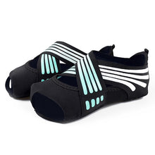 Load image into Gallery viewer, Anti-Slip Fitness Dance Pilates Socks Professional Indoor Yoga Sock Five Toe Backless Fitness Ballet Ladies Socks