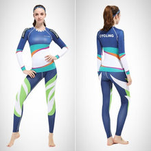 Load image into Gallery viewer, Shaper Fitness Training Women's Cycling Tights Sport Women Compression Tights Running Set Bodybuilding GYM MMA Yoga XS-2XL