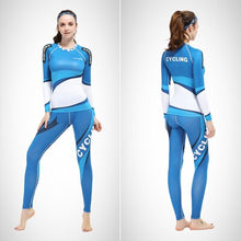 Load image into Gallery viewer, Shaper Fitness Training Women's Cycling Tights Sport Women Compression Tights Running Set Bodybuilding GYM MMA Yoga XS-2XL