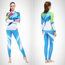 Load image into Gallery viewer, Shaper Fitness Training Women's Cycling Tights Sport Women Compression Tights Running Set Bodybuilding GYM MMA Yoga XS-2XL