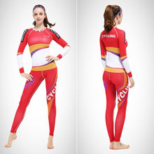 Load image into Gallery viewer, Shaper Fitness Training Women's Cycling Tights Sport Women Compression Tights Running Set Bodybuilding GYM MMA Yoga XS-2XL