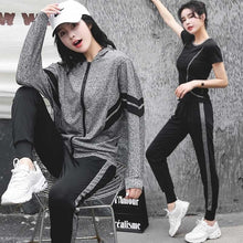 Load image into Gallery viewer, Yoga Set Women Fitness Clothing Sportswear Women Tracksuits Women Set Gym Clothing Women's Sports Suit Four Pieces