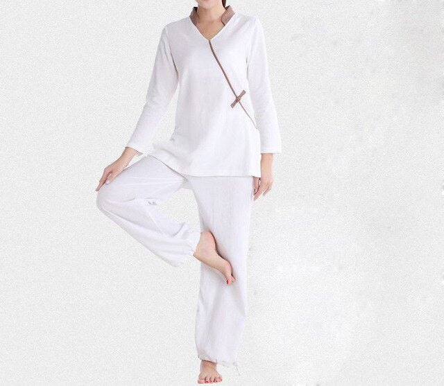 4colors new cotton&linen suits spring&summer women yoga clothes fitness uniforms yoga meditation lay clothing sets
