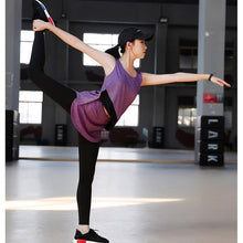 Load image into Gallery viewer, Women's Solid Yoga Set Sport Vest+Fake Two-piece Pants Sportswear Breathable Gym Running Dance Fitness Clothing 2019 Sports Suit