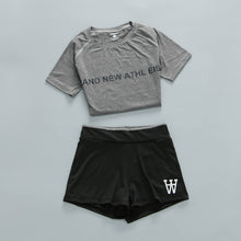 Load image into Gallery viewer, 5 Piece Set Women Yoga Suit Hooded Coats+t Shirt+bra+shorts+pants Quick Dry Sports Fitness Gym Sets Outdoor Running Clothing