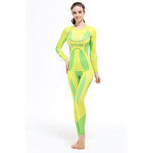 Load image into Gallery viewer, Life on track Fitness Running Sports Shirt Women Yoga Sets Breathable Suit Compression High Quality Quick-Drying Gym Sports Suit