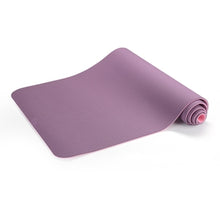 Load image into Gallery viewer, TPE Natural Fold Yoga Mat Yoga Mat for Fitness Pilates 6mm 183*61*0.6cm Tasteless for Beginners Yoga-Mats-Fitness Free shipping