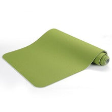 Load image into Gallery viewer, TPE Natural Fold Yoga Mat Yoga Mat for Fitness Pilates 6mm 183*61*0.6cm Tasteless for Beginners Yoga-Mats-Fitness Free shipping